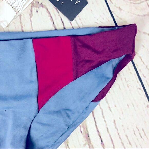 Seafolly Burgundy and Blue Bikini - Picture 10 of 13